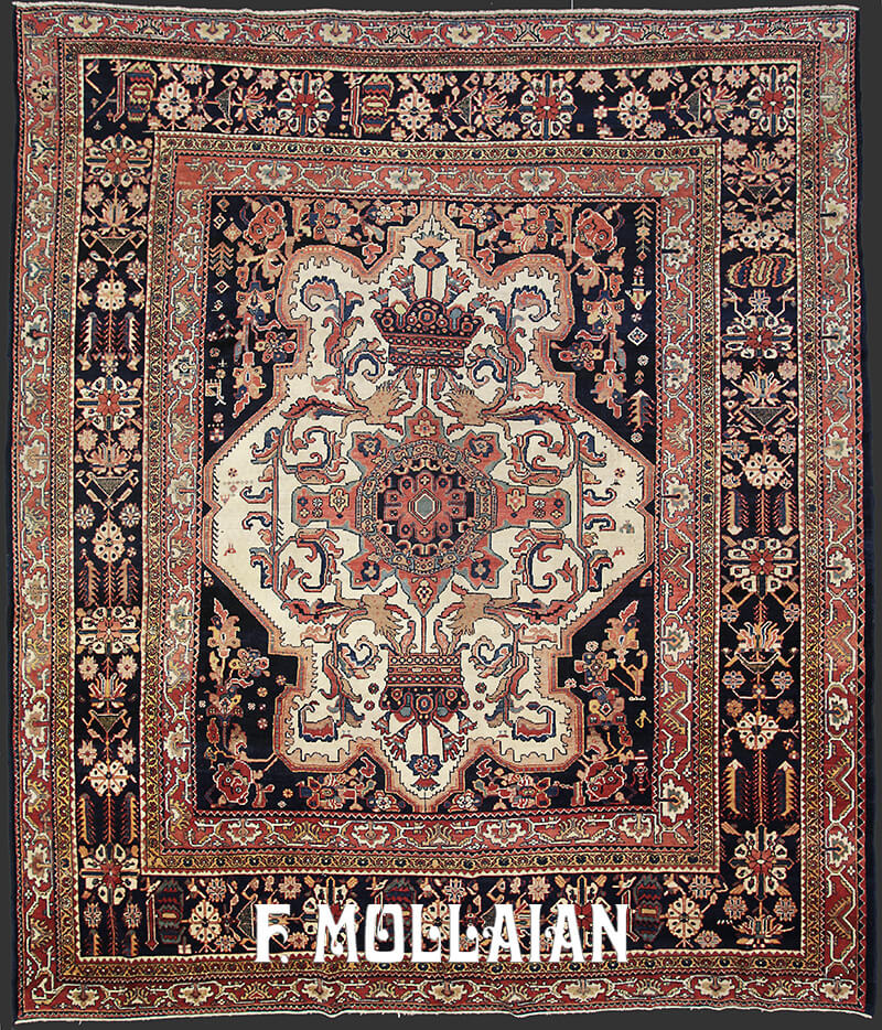 Antique Persian Bakhtiari Carpet n°:59750074